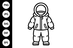 Winter Clothing SVG Product Image 1