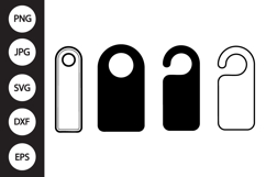 Door Hanger SVG, Door Hanger Clipart Product Image 1
