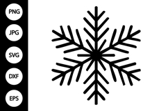 Snowflake SVG Product Image 1