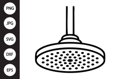 Shower Head SVG Product Image 1