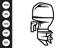 Boat Engine SVG Product Image 1