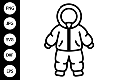 Winter Clothing SVG Product Image 1