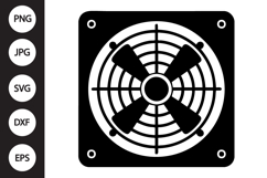 Exhaust Fan SVG Product Image 1