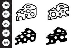 Cheese SVG, Cheese Clipart Product Image 1