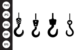 Crane Hook SVG, Crane Hook Clipart Product Image 1