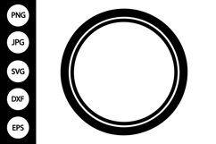 Circle Frame SVG Product Image 1
