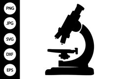Silhouette Microscope SVG Product Image 1
