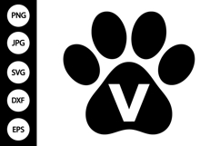 Paw Alphabet SVG Product Image 1