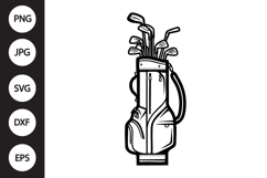 Golf Bag SVG Product Image 1
