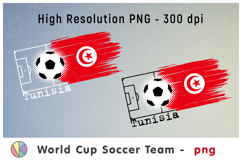 Tunisia National Soccer Team Flag. World Cup 2026 Product Image 1