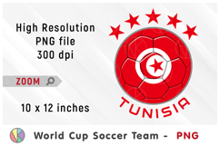 Tunisia National Team Soccer Ball. World Cup 2026 Product Image 1