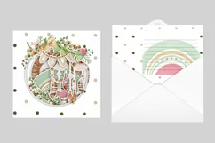 Baby Box. Birthday, Baby Shower Tunnel Card Product Image 2