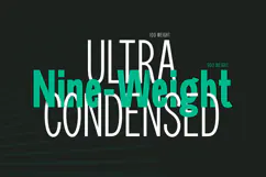 Turas - Modern Condensed Sans Serif Product Image 4
