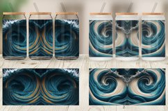 Turbulence liquid marble Glass Can Wraps Product Image 3