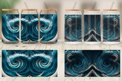 Turbulence liquid marble Glass Can Wraps Product Image 5