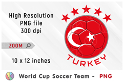 Turkey National Team Soccer Ball. World Cup 2026 Product Image 1