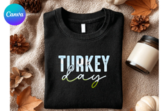 Turkey day Fall Autumn Canva Frame Shirt Design Product Image 1
