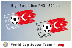 Turkey National Soccer Team Flag. World Cup 2026 Product Image 1