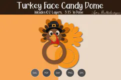 Turkey Face Candy Dome Holder Product Image 2