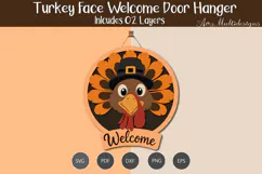 Turkey face welcome sign Product Image 2