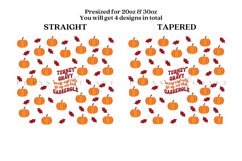 Bundle 6 Autumn Skinny Tumbler Sublimation Wrap SVG Product Image 11