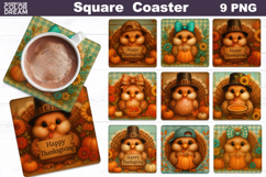 Thanksgiving Sublimation Bundle | Fall Pumpkin Animals Product Image 8