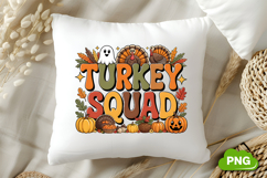 Turkey squad PNG | Fall Sublimation | Fall PNG | Autumn PNG Product Image 4