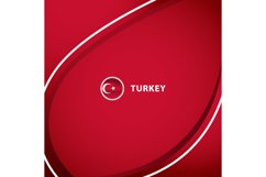 Turkey square layout background concept design template Product Image 1