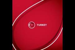 Turkey square layout background concept design template Product Image 2