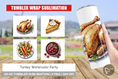 Turkey Party Tumbler Product Image 1