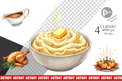 Turkey Party Clipart Product Image 1