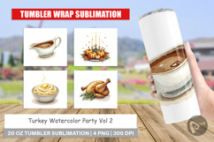 Turkey Party Tumbler Product Image 1