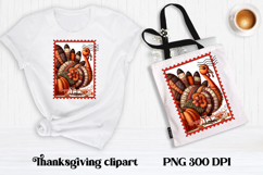 Thanksgiving Turkey Pumpkin Clipart | Patchwork sublimation Product Image 1