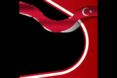 Turkish Republic Day Holiday Twibbon Banner Design Product Image 2