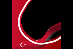 Turkish Republic Day Holiday Twibbon Banner Graphic Product Image 2