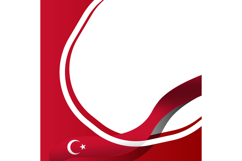 Turkish Republic Day Holiday Twibbon Banner Graphic Product Image 1