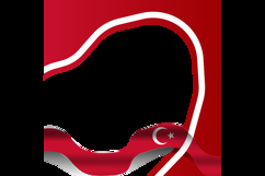 Turkish Republic Day Holiday Twibbon Banner Vector Product Image 2
