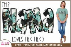 This Nana Loves Her Herd sublimation, Nana png, Grandma png Product Image 1