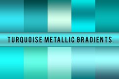Turquoise Metallic Gradients Product Image 1