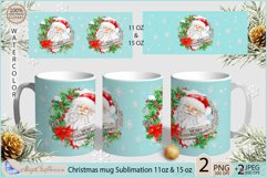 Christmas Mug Sublimation| Santa claus mug 11,15 Christmas Product Image 1