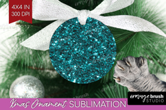 Turquoise Texture Ornament PNG - Glitter Background PNG Product Image 1