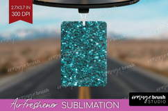 Turquoise Texture Air Freshener PNG - Glitter Background PNG Product Image 1