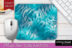 Turquoise Texture Mouse Pad Sublimation - Glitter Background Product Image 1