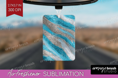 Turquoise Texture Air Freshener PNG - Glitter Background PNG Product Image 1