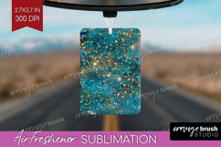 Turquoise Texture Air Freshener PNG - Glitter Background PNG Product Image 1