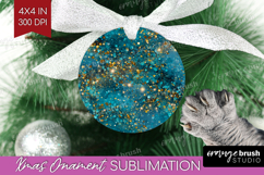 Turquoise Texture Ornament PNG - Glitter Background PNG Product Image 1