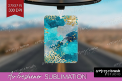 Turquoise Texture Air Freshener PNG - Glitter Background PNG Product Image 1