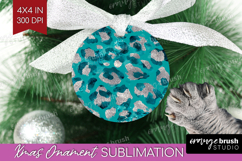 Turquoise Texture Ornament PNG - Glitter Background PNG Product Image 1
