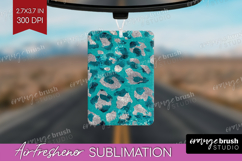 Turquoise Texture Air Freshener PNG - Glitter Background PNG Product Image 1