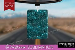 Turquoise Texture Air Freshener PNG - Glitter Background PNG Product Image 1